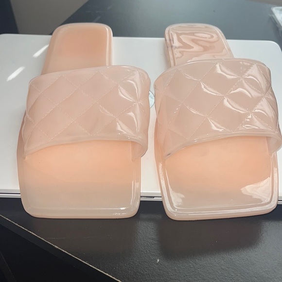 SHEIN Shoes - Soft peach jellies.